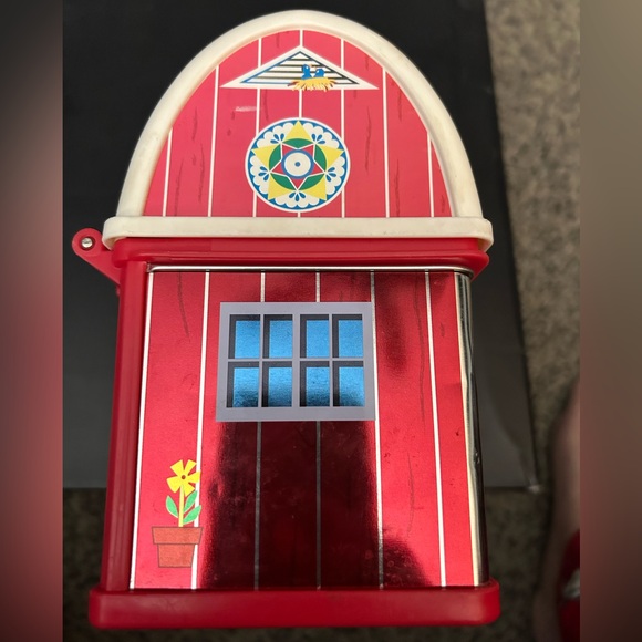 2008 FISHER PRICE Play Family Farm Barn Carrying Case Tractor Fence Animals, GUC - Picture 6 of 15